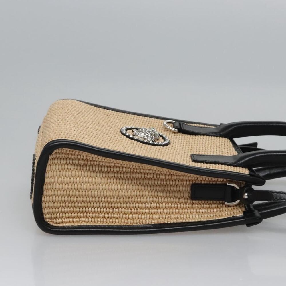 Versace Raffia Handbag Beige - Picture 3 of 15